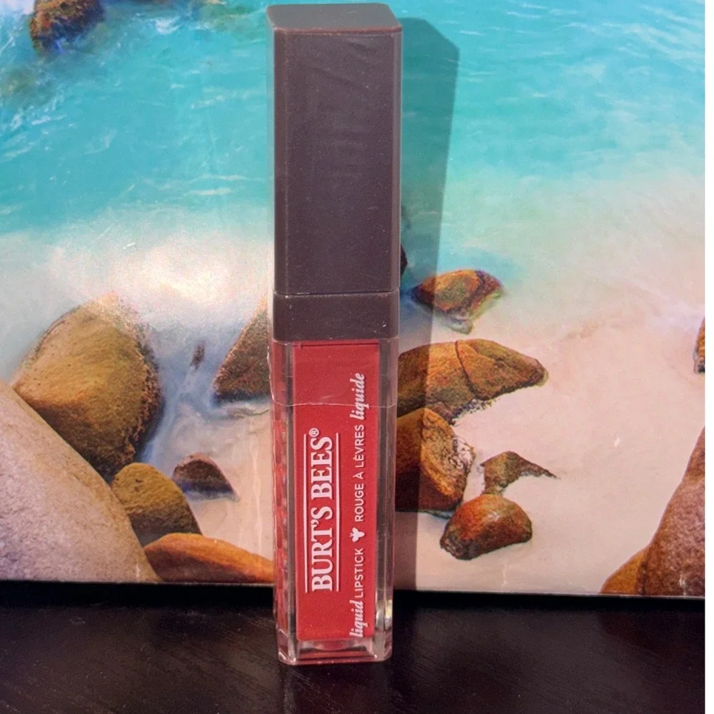 Burts Bees Liquid Lipstick 820 Coral Cove Pink Orange 0.21oz New
